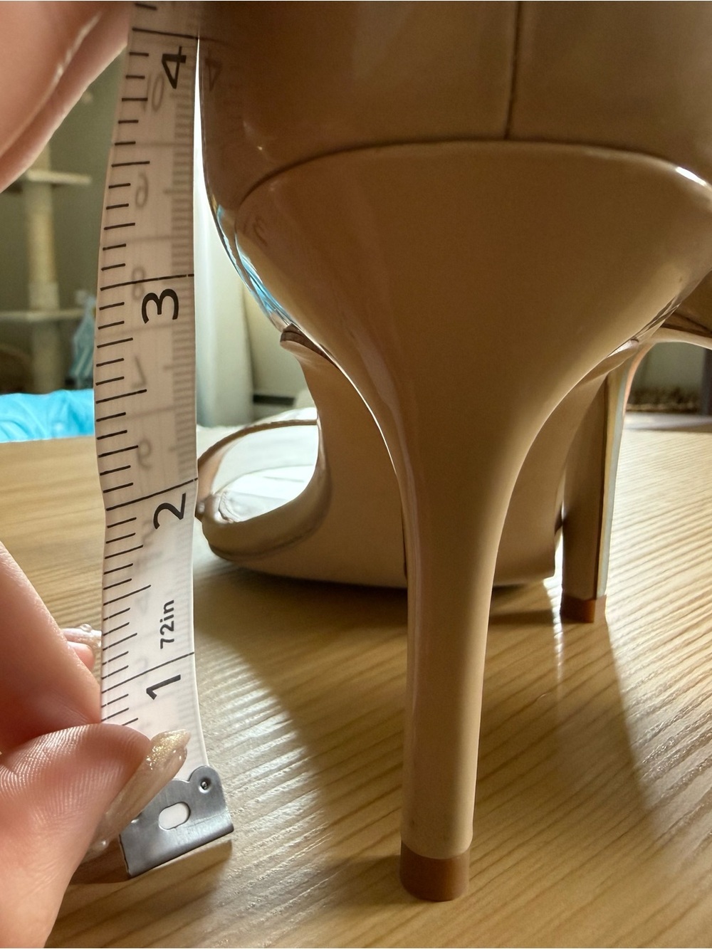 Sam Edelman Patti Heeled Sandals Ankle-Strap Stiletto Tan Pumps US 10 - Picture 8 of 9